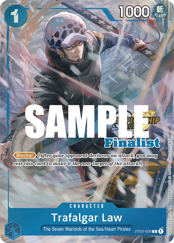 Trafalgar Law (CS 2023 Top Players Pack) [Finalist] [One Piece Promotion Cards] | Good Games Cannington