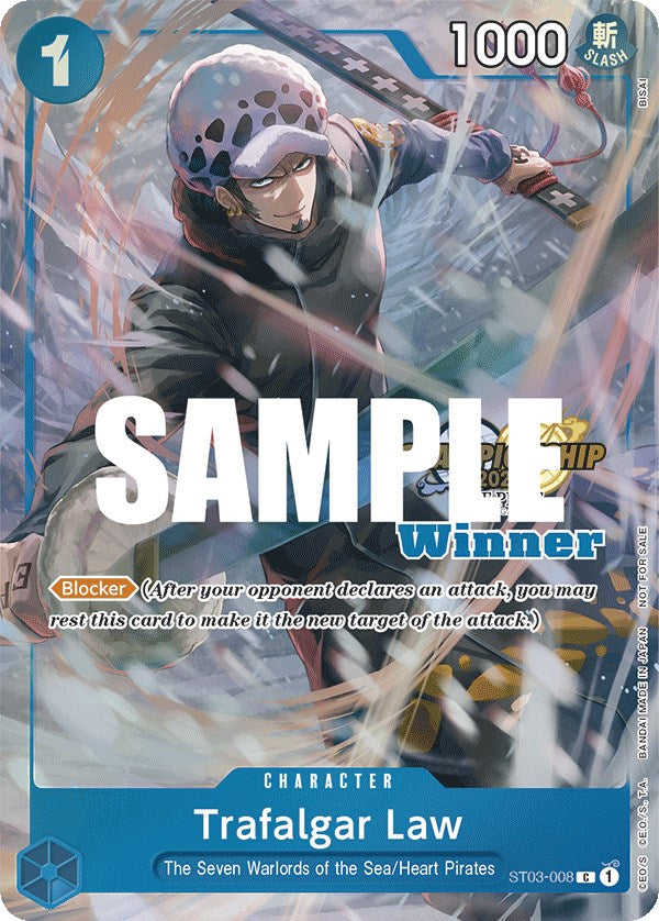 Trafalgar Law (CS 2023 Top Players Pack) [Winner] [One Piece Promotion Cards] | Good Games Cannington