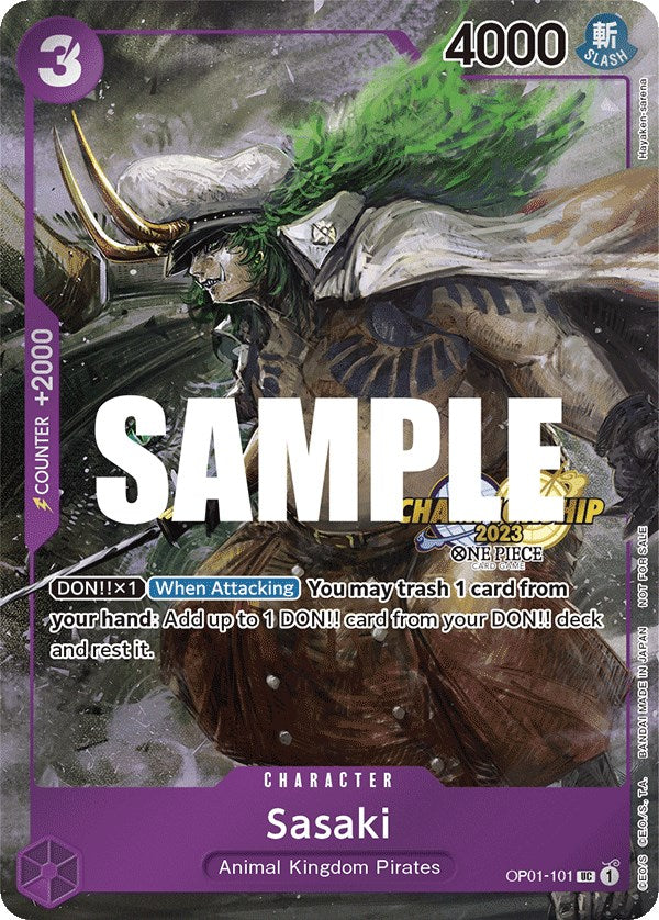 Sasaki (CS 2023 Event Pack Finalist Ver.) [One Piece Promotion Cards] | Good Games Cannington