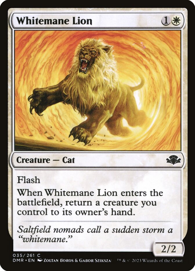 Whitemane Lion 35 (Dominaria Remastered)  | Good Games Cannington