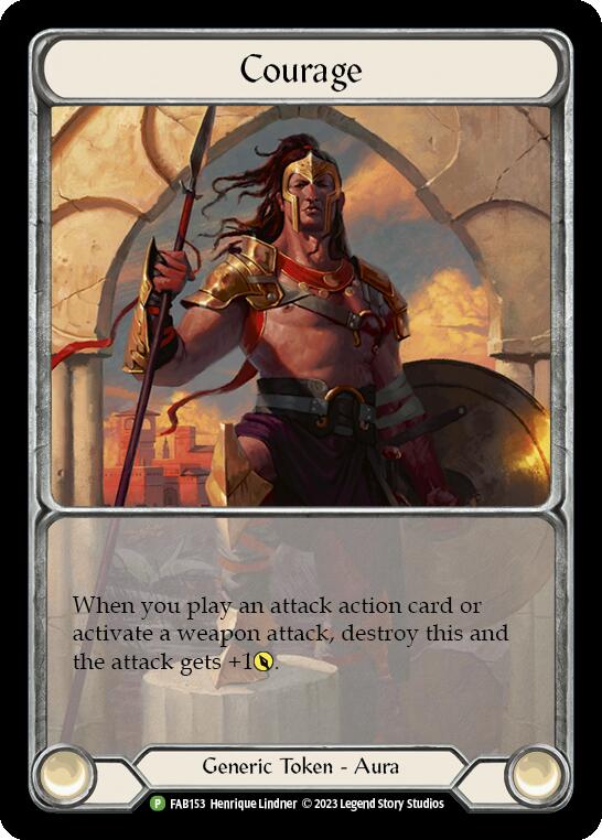 Courage [FAB153] (Promo)  Cold Foil | Good Games Cannington