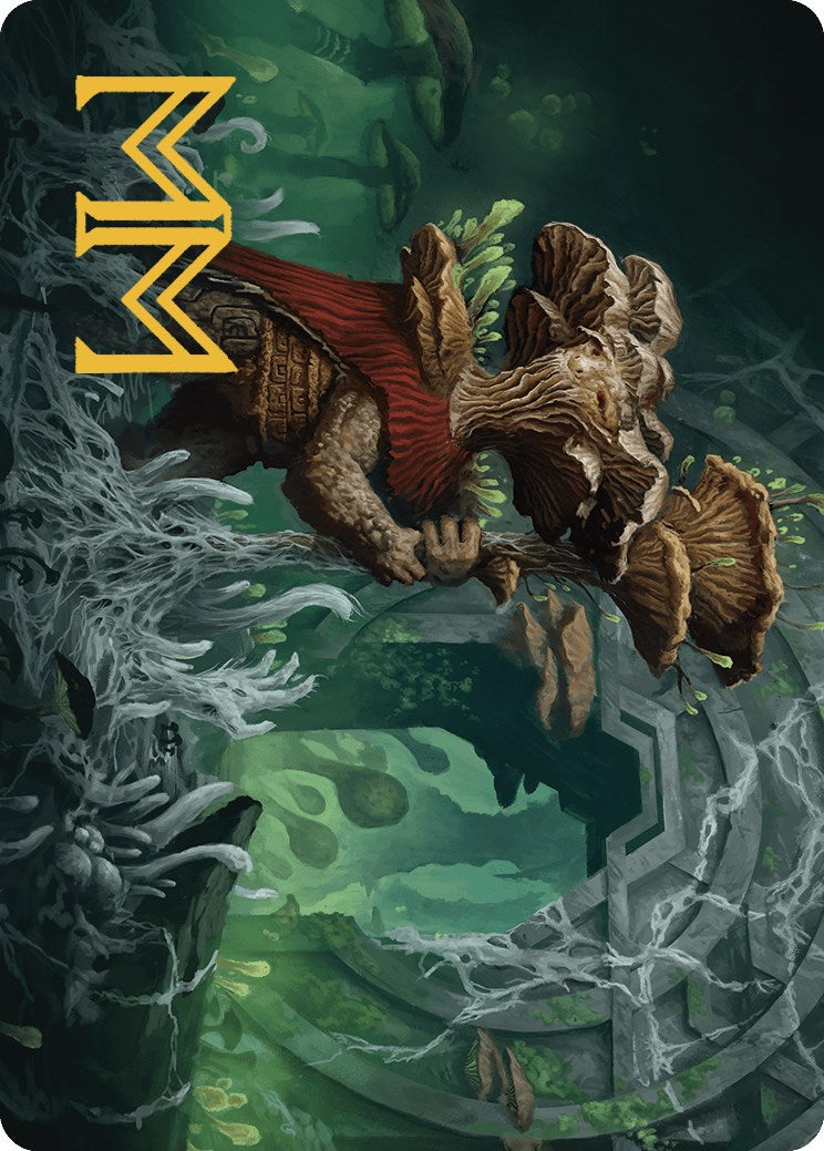 Tendril of the Mycotyrant Art Card (Gold-Stamped Signature) [The Lost Caverns of Ixalan Art Series] | Good Games Cannington