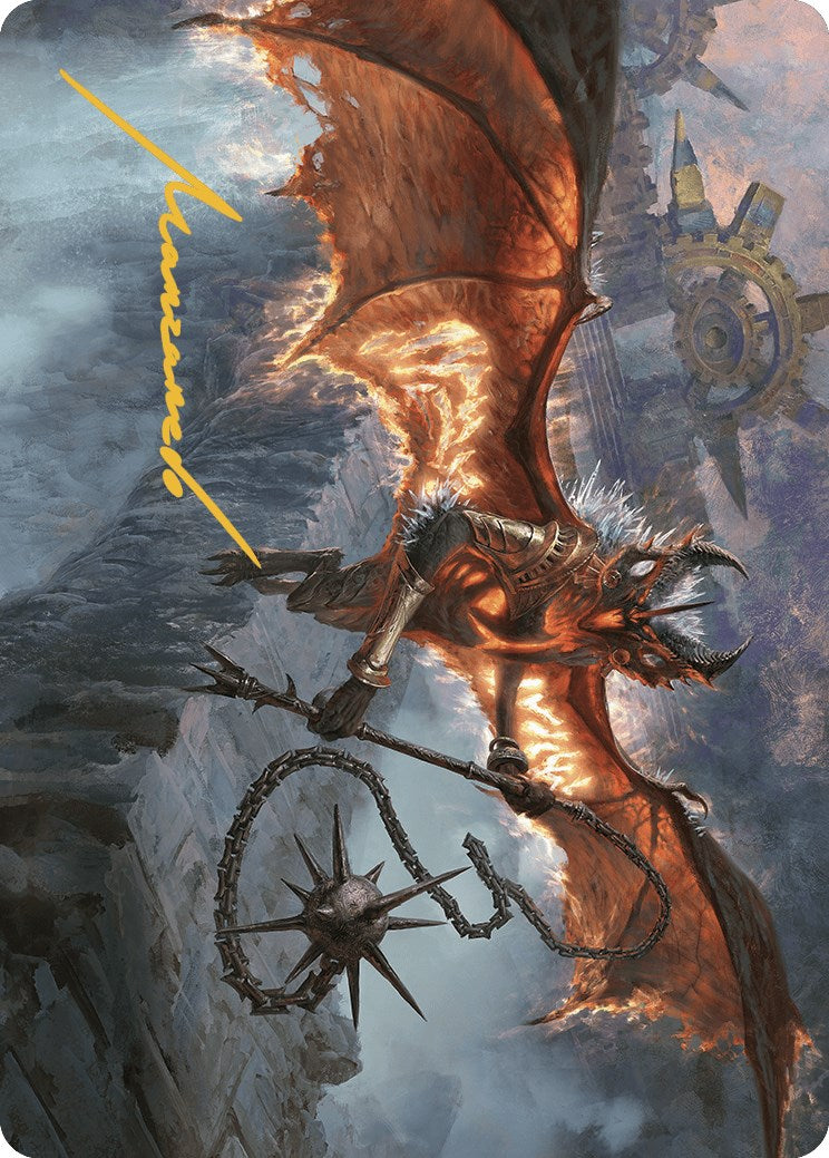 Bloodletter of Aclazotz Art Card (15/81) (Gold-Stamped Signature) [The Lost Caverns of Ixalan Art Series] | Good Games Cannington