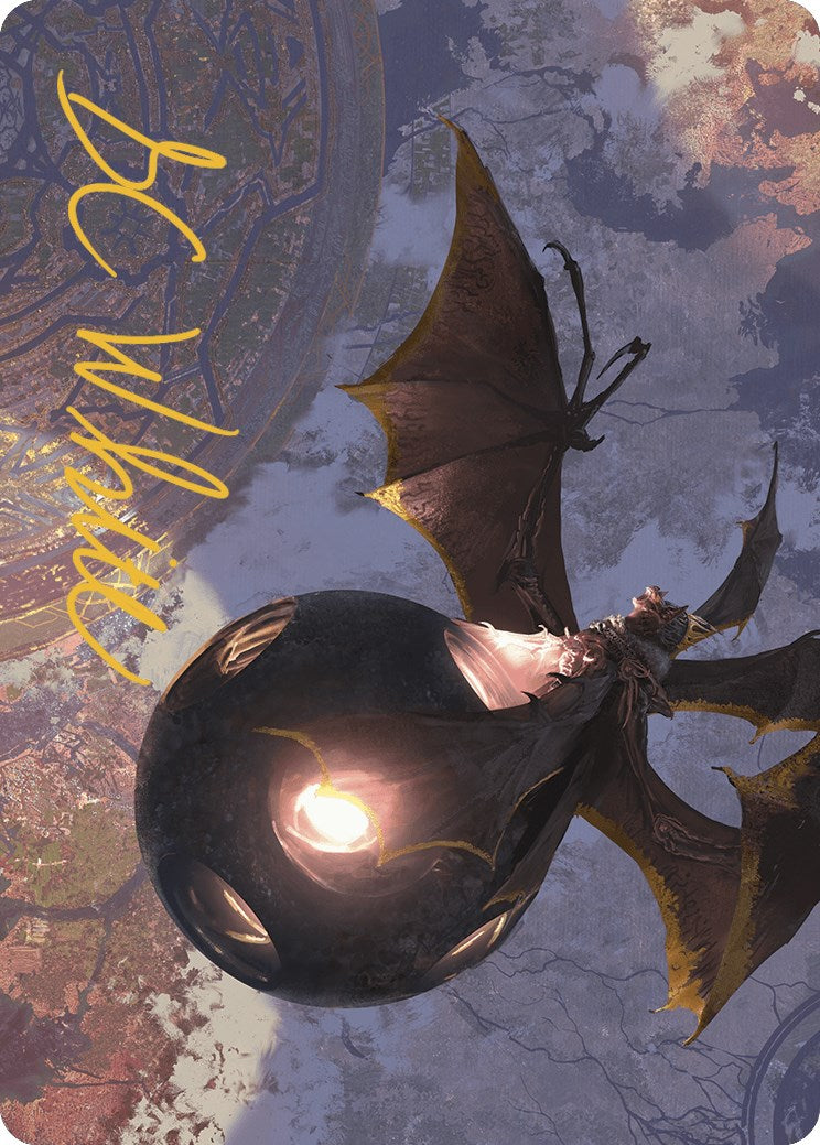 Malicious Eclipse Art Card (Gold-Stamped Signature) [The Lost Caverns of Ixalan Art Series] | Good Games Cannington