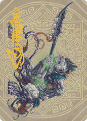 Kutzil, Malamet Exemplar Art Card (Gold-Stamped Signature) [The Lost Caverns of Ixalan Art Series] | Good Games Cannington