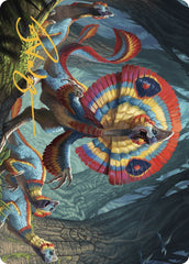 Sunfrill Imitator Art Card (Gold-Stamped Signature) [The Lost Caverns of Ixalan Art Series] | Good Games Cannington