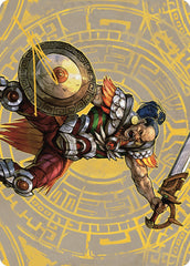 Inti, Seneschal of the Sun Art Card (Gold-Stamped Signature) [The Lost Caverns of Ixalan Art Series] | Good Games Cannington