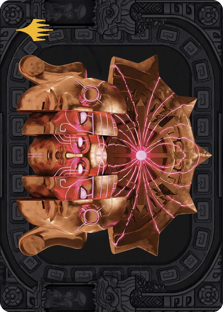 Ojer Taq, Deepest Foundation Art Card (56/81) (Gold-Stamped Planeswalker Symbol) [The Lost Caverns of Ixalan Art Series] | Good Games Cannington