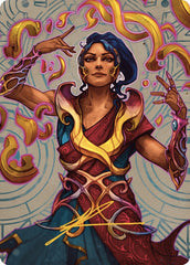 Saheeli, the Sun's Brilliance Art Card (Gold-Stamped Signature) [The Lost Caverns of Ixalan Art Series] | Good Games Cannington