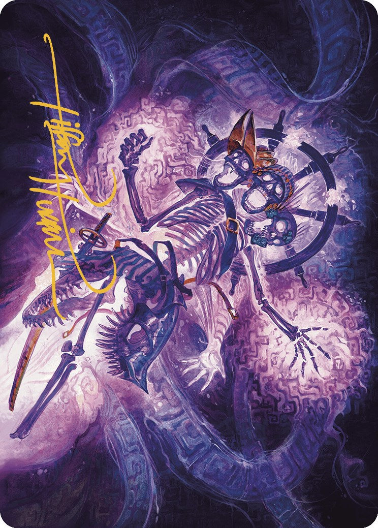 The Grim Captain Art Card (Gold-Stamped Signature) [The Lost Caverns of Ixalan Art Series] | Good Games Cannington