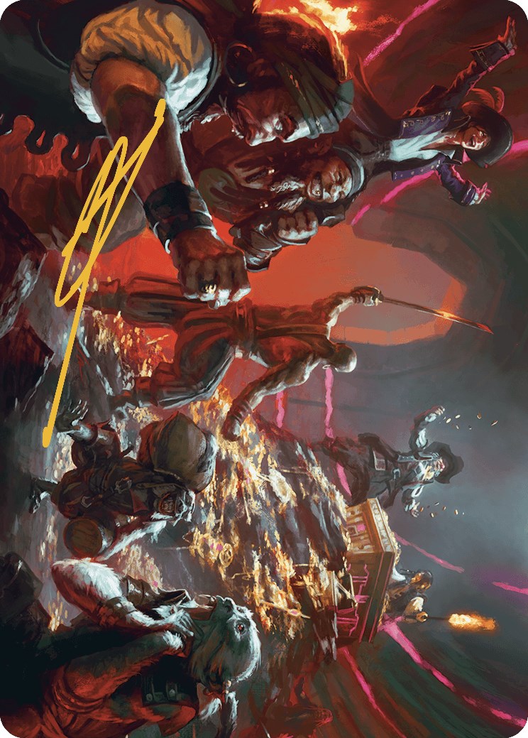 Hit the Mother Lode Art Card (Gold-Stamped Signature) [The Lost Caverns of Ixalan Art Series] | Good Games Cannington