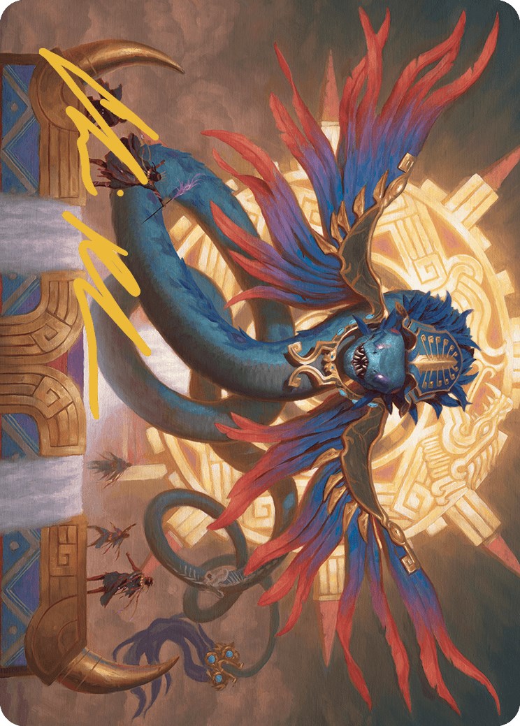 Ojer Pakpatiq, Deepest Epoch Art Card (13/81) (Gold-Stamped Signature) [The Lost Caverns of Ixalan Art Series] | Good Games Cannington