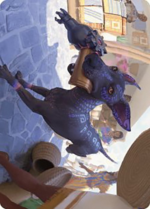 Mischievous Pup Art Card [The Lost Caverns of Ixalan Art Series] | Good Games Cannington