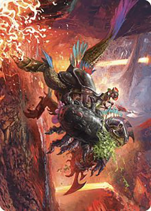 Triumphant Chomp Art Card [The Lost Caverns of Ixalan Art Series] | Good Games Cannington