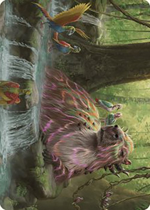 Basking Capybara Art Card [The Lost Caverns of Ixalan Art Series] | Good Games Cannington