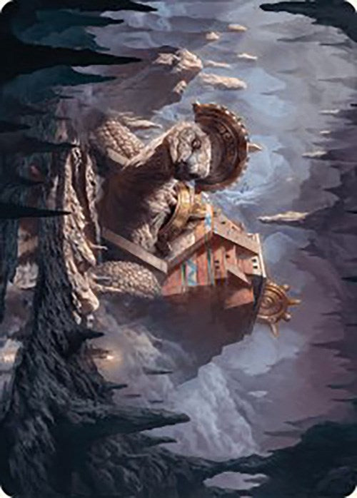 Bedrock Tortoise Art Card [The Lost Caverns of Ixalan Art Series] | Good Games Cannington