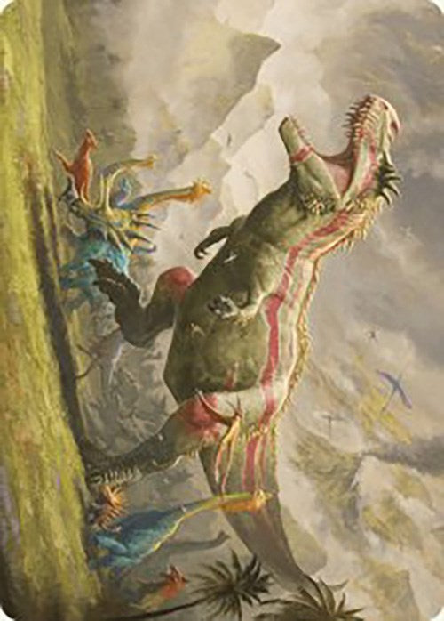 Ghalta, Stampede Tyrant Art Card [The Lost Caverns of Ixalan Art Series] | Good Games Cannington