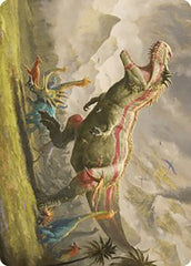 Ghalta, Stampede Tyrant Art Card [The Lost Caverns of Ixalan Art Series] | Good Games Cannington