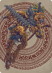 Sovereign Okinec Ahau Art Card [The Lost Caverns of Ixalan Art Series] | Good Games Cannington