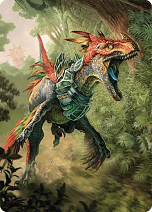 Dinosaur Token Art Card [The Lost Caverns of Ixalan Art Series] | Good Games Cannington