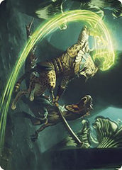 Contest of Claws Art Card [The Lost Caverns of Ixalan Art Series] | Good Games Cannington