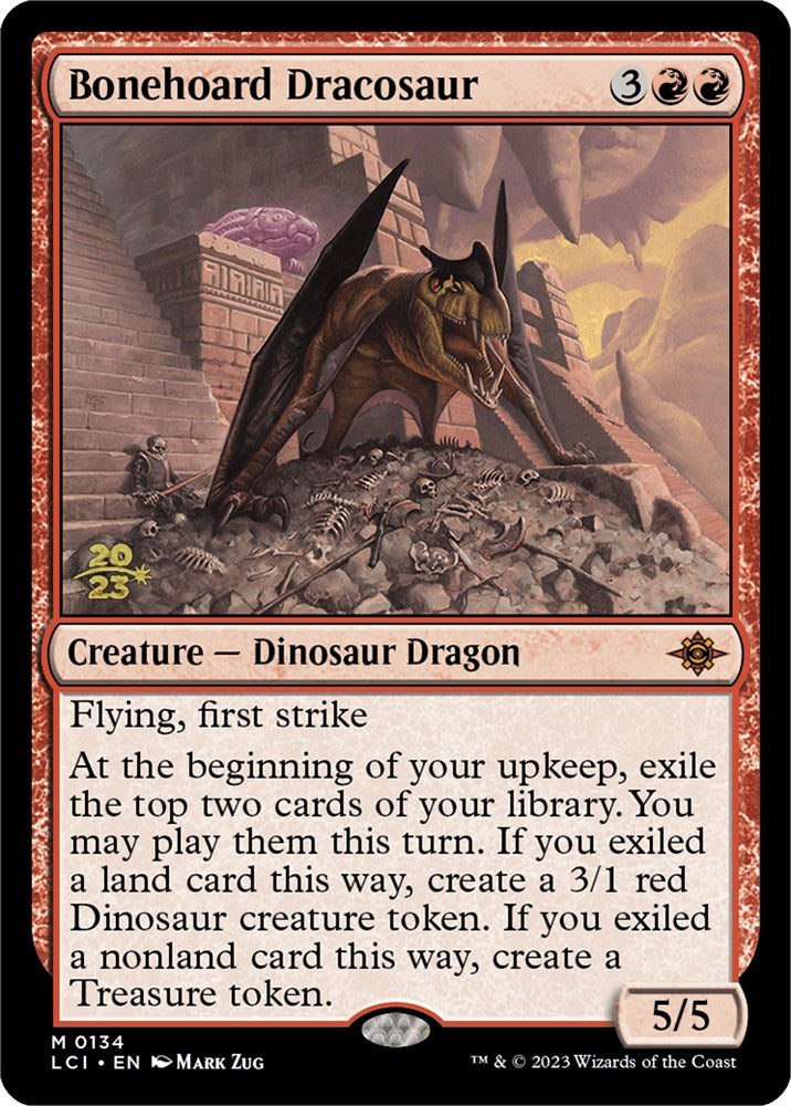 Bonehoard Dracosaur [The Lost Caverns of Ixalan Prerelease Cards] | Good Games Cannington