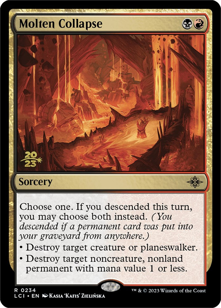 Molten Collapse [The Lost Caverns of Ixalan Prerelease Cards] | Good Games Cannington