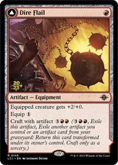 Dire Flail // Dire Blunderbuss [The Lost Caverns of Ixalan Prerelease Cards] | Good Games Cannington