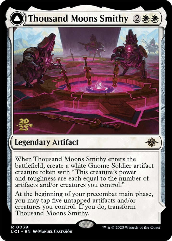 Thousand Moons Smithy // Barracks of the Thousand [The Lost Caverns of Ixalan Prerelease Cards] | Good Games Cannington