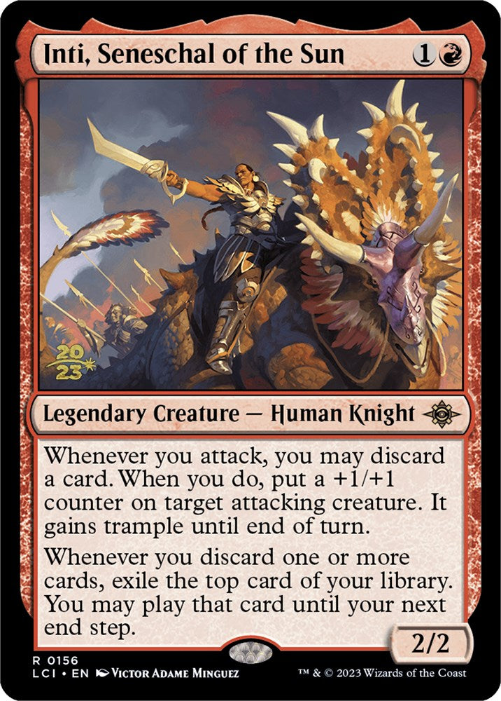 Inti, Seneschal of the Sun [The Lost Caverns of Ixalan Prerelease Cards] | Good Games Cannington