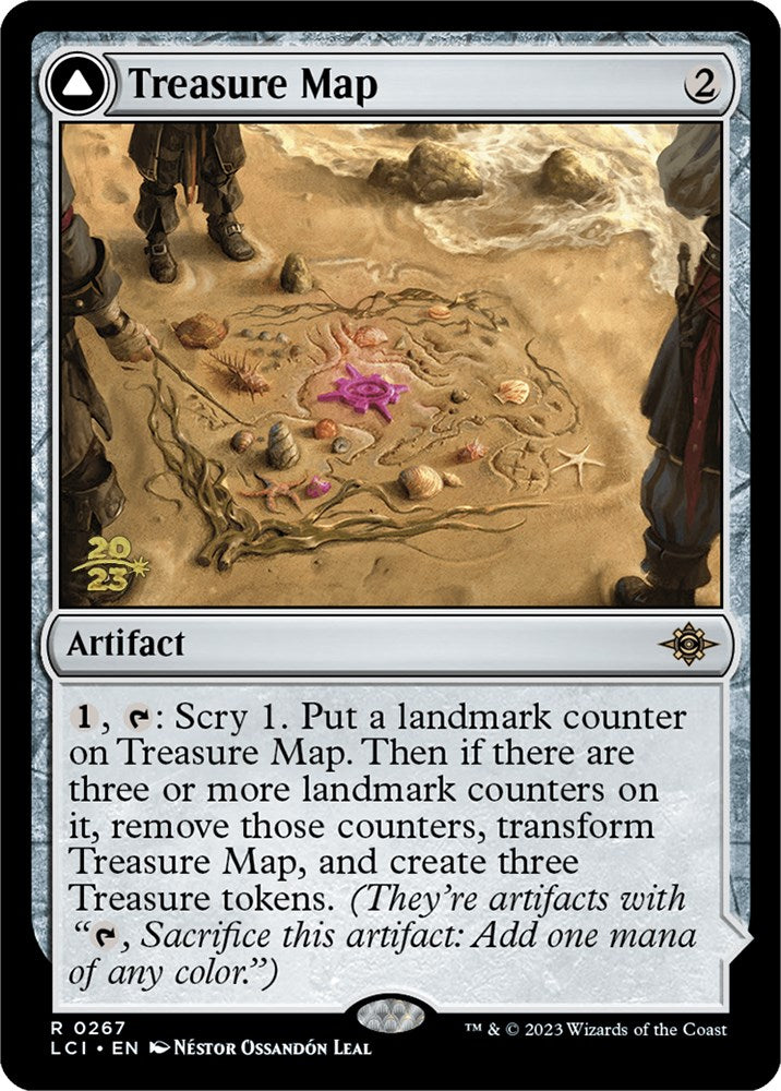 Treasure Map // Treasure Cove [The Lost Caverns of Ixalan Prerelease Cards] | Good Games Cannington