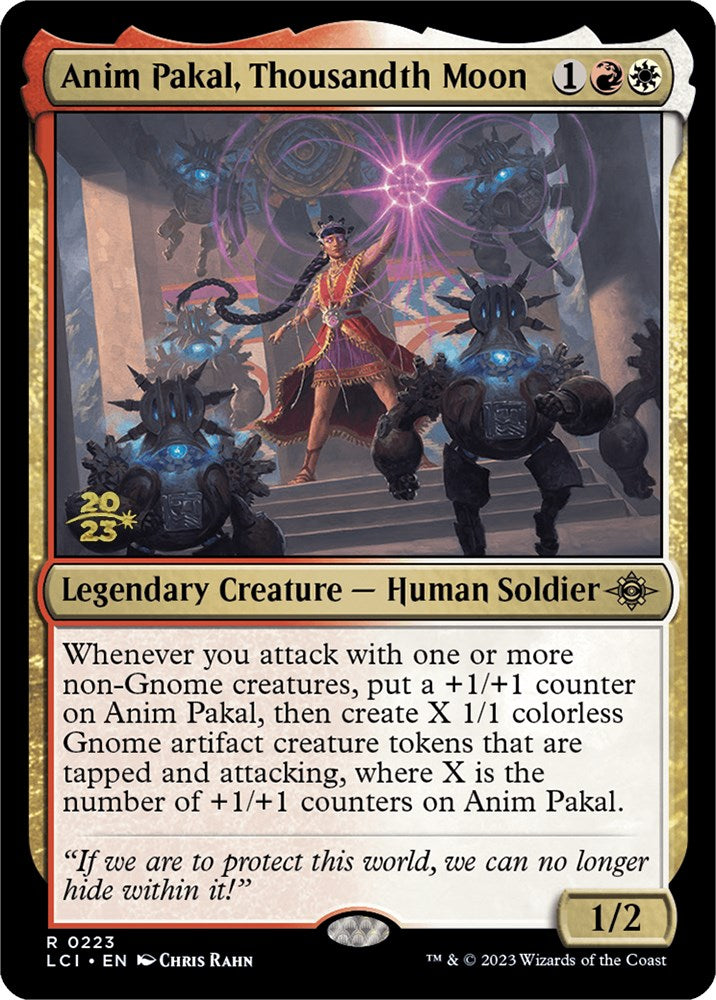 Anim Pakal, Thousandth Moon [The Lost Caverns of Ixalan Prerelease Cards] | Good Games Cannington