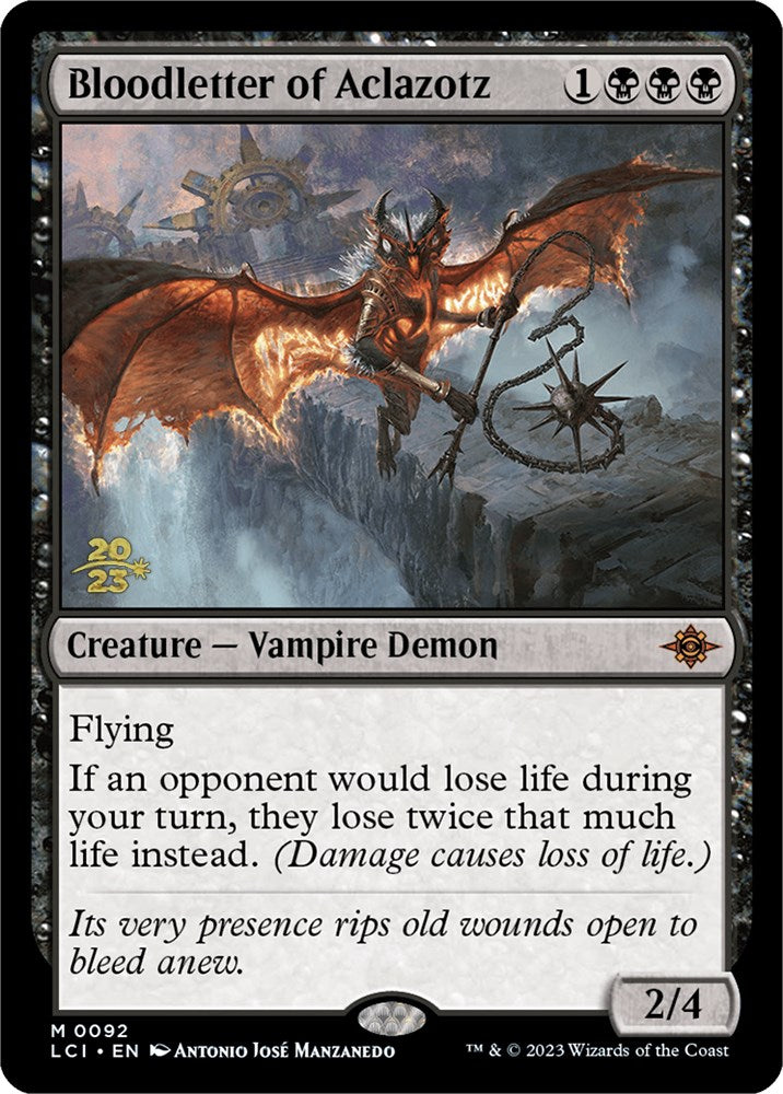 Bloodletter of Aclazotz [The Lost Caverns of Ixalan Prerelease Cards] | Good Games Cannington