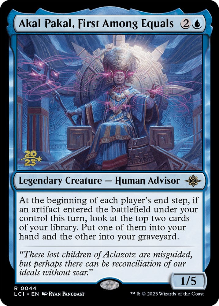 Akal Pakal, First Among Equals [The Lost Caverns of Ixalan Prerelease Cards] | Good Games Cannington