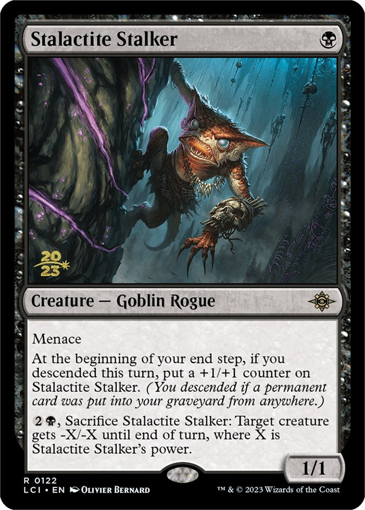 Stalactite Stalker [The Lost Caverns of Ixalan Prerelease Cards] | Good Games Cannington