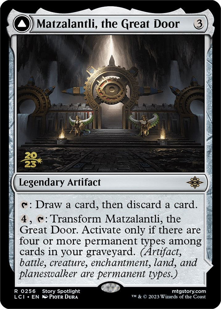 Matzalantli, the Great Door // The Core [The Lost Caverns of Ixalan Prerelease Cards] | Good Games Cannington