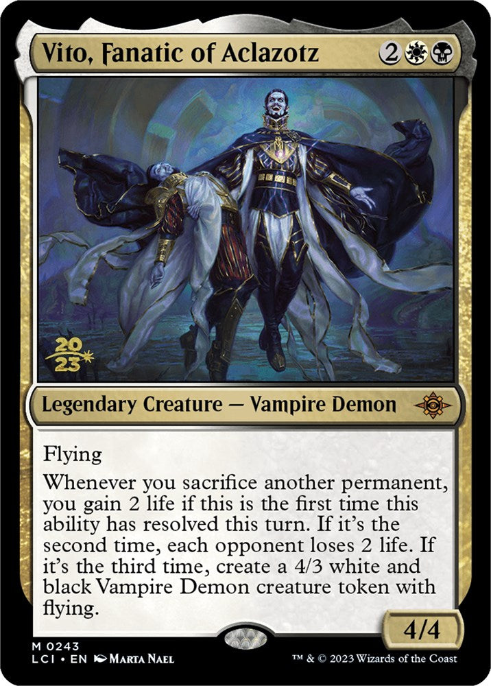 Vito, Fanatic of Aclazotz [The Lost Caverns of Ixalan Prerelease Cards] | Good Games Cannington
