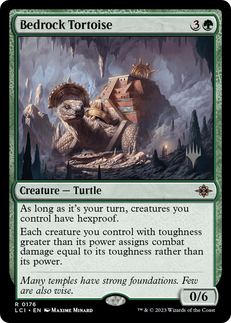 Bedrock Tortoise (Promo Pack) [The Lost Caverns of Ixalan Promos] | Good Games Cannington