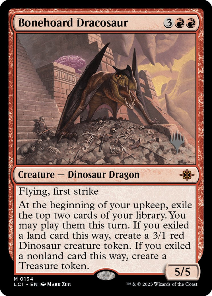 Bonehoard Dracosaur (Promo Pack) [The Lost Caverns of Ixalan Promos] | Good Games Cannington