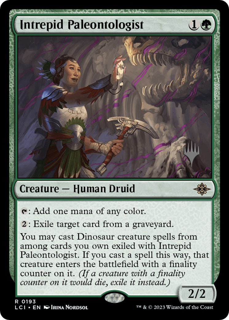 Intrepid Paleontologist (Promo Pack) [The Lost Caverns of Ixalan Promos] | Good Games Cannington
