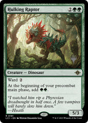 Hulking Raptor (Promo Pack) [The Lost Caverns of Ixalan Promos] | Good Games Cannington