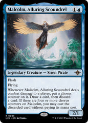 Malcolm, Alluring Scoundrel (Promo Pack) [The Lost Caverns of Ixalan Promos] | Good Games Cannington