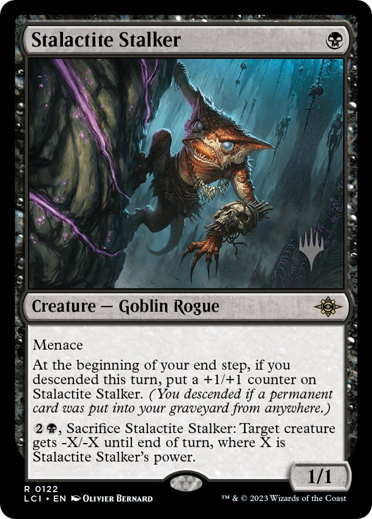 Stalactite Stalker (Promo Pack) [The Lost Caverns of Ixalan Promos] | Good Games Cannington