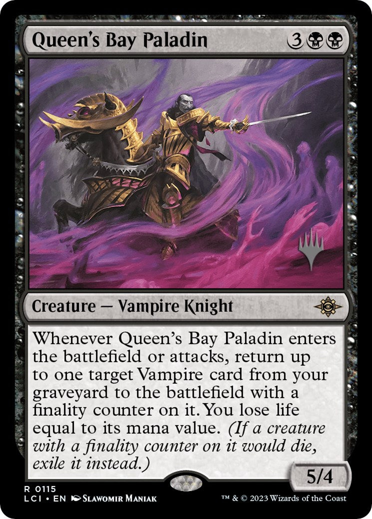 Queen's Bay Paladin (Promo Pack) [The Lost Caverns of Ixalan Promos] | Good Games Cannington