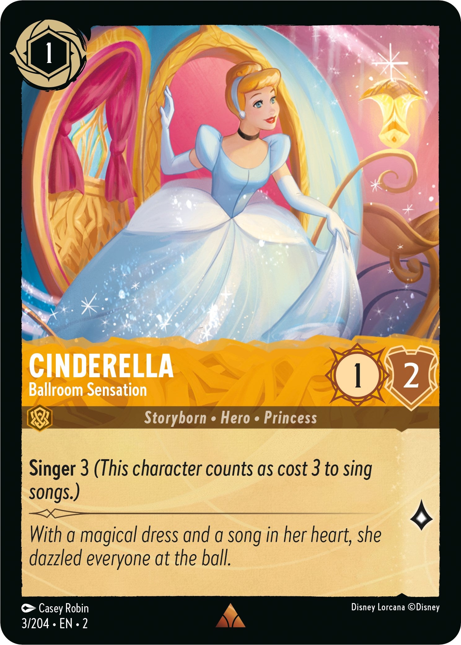 Cinderella - Ballroom Sensation (3/204) [Rise of the Floodborn] | Good Games Cannington