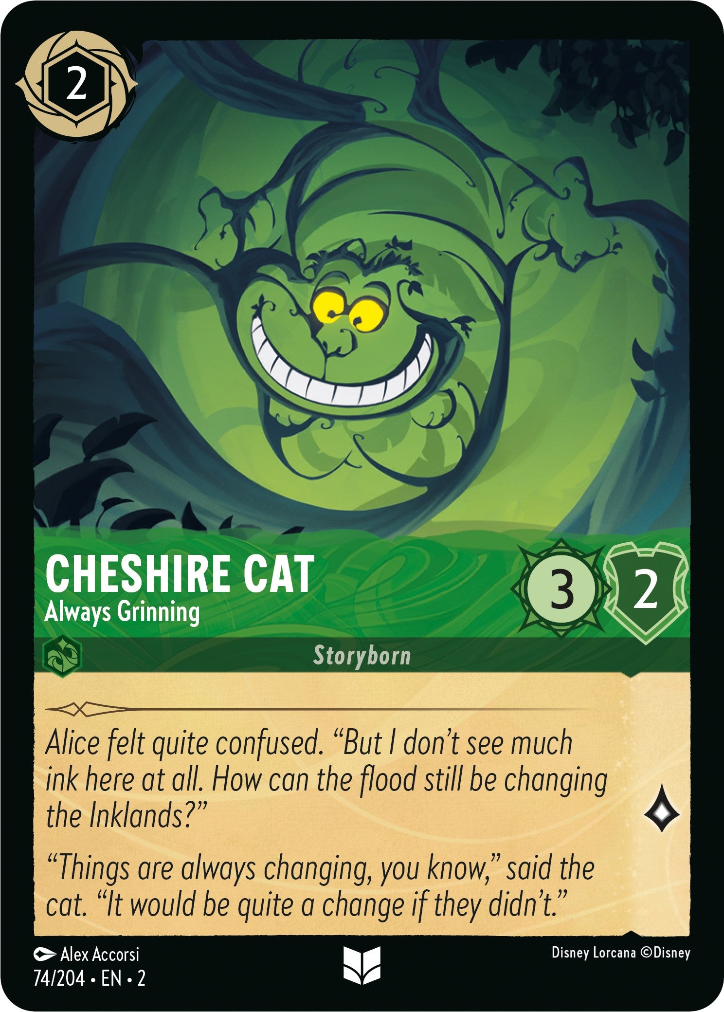 Cheshire Cat - Always Grinning (74/204) [Rise of the Floodborn] | Good Games Cannington