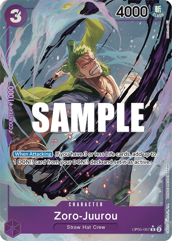 Zoro-Juurou (Alternate Art) [Awakening of the New Era] | Good Games Cannington