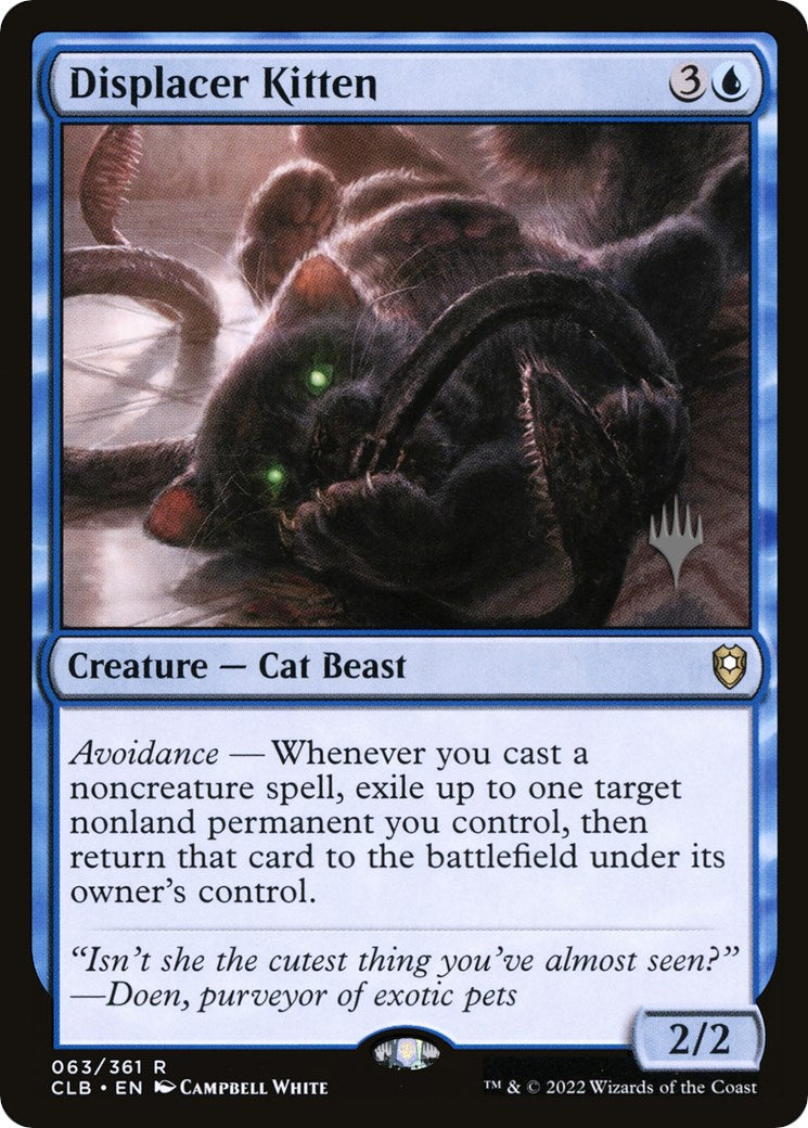 Displacer Kitten (Promo Pack) [The Lost Caverns of Ixalan Promos] | Good Games Cannington