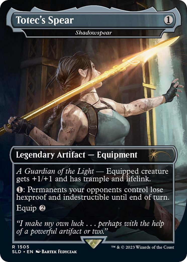 Totec's Spear - Shadowspear [Secret Lair Drop Series] | Good Games Cannington