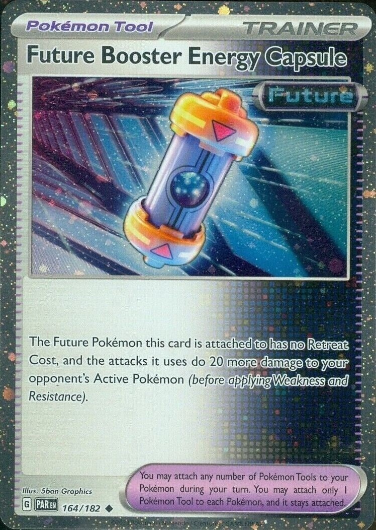 Future Booster Energy Capsule (164/182) (Cosmos Holo) [Scarlet & Violet: Paradox Rift] | Good Games Cannington